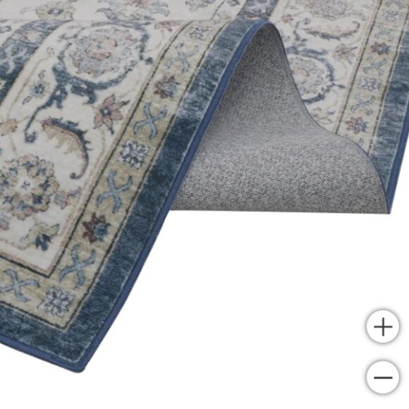 NEW! Wyatt & Ash Washable Indoor Area Rug, Geraldine 5'3" x 7'5" - Picture 3 of 6